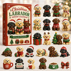 Christmas Labrador Toy advent calendar