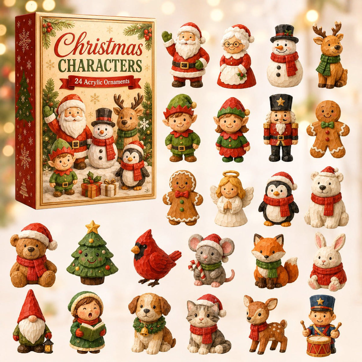 Christmas Land Characters advent calendar