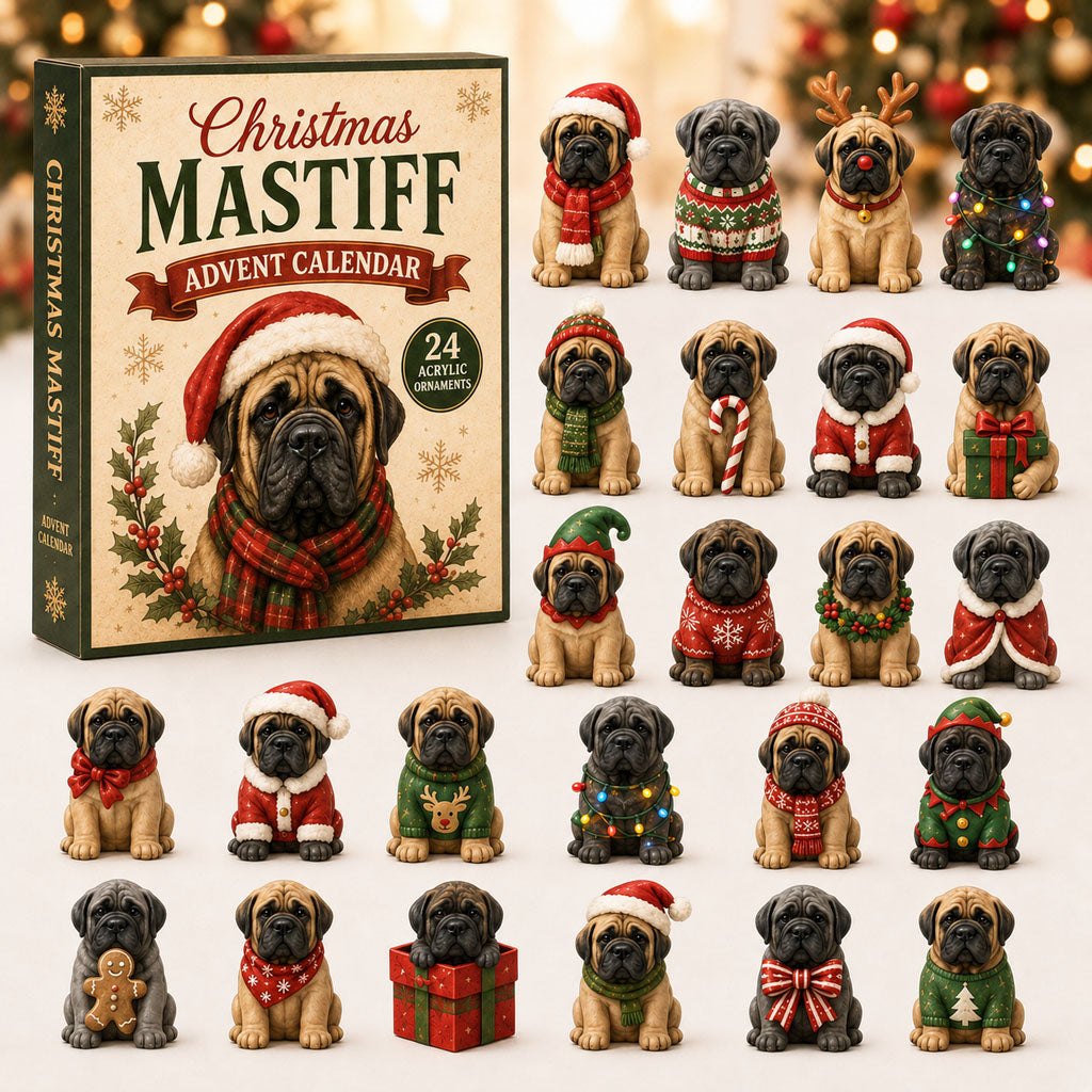 Christmas Mastiff advent calendar