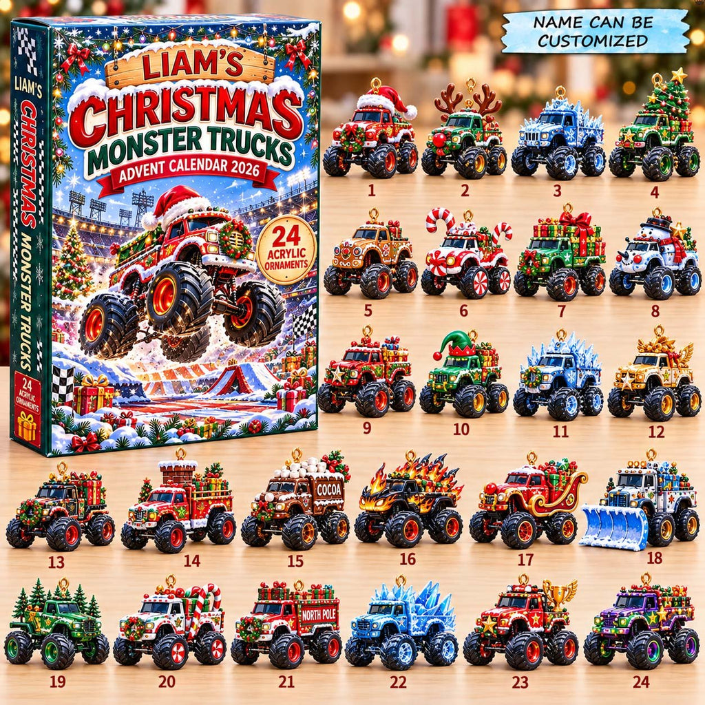Christmas Monster Trucks advent calendar