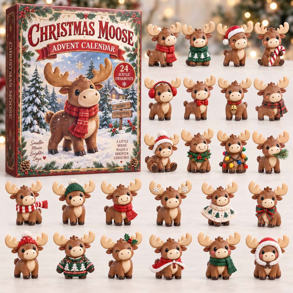 Christmas Moose advent calendar