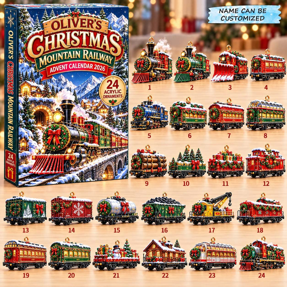 Christmas Mountain Railway advent calendar