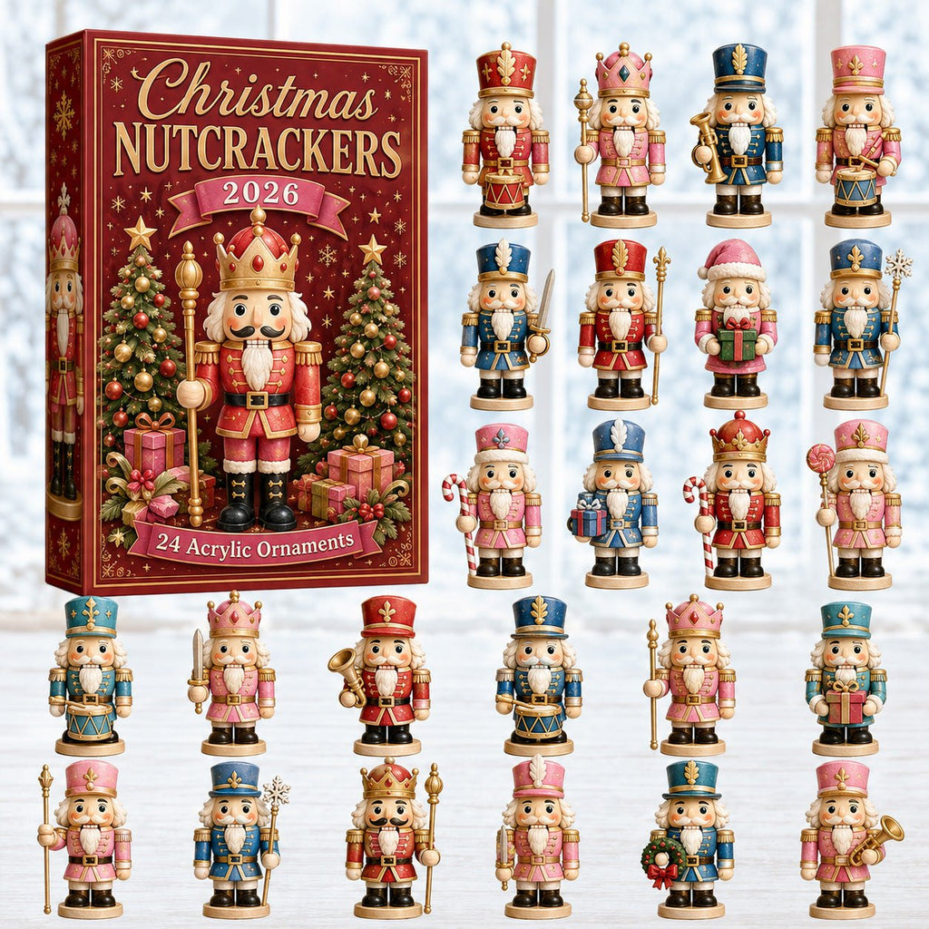 Christmas Nutcrackers Red advent calendar