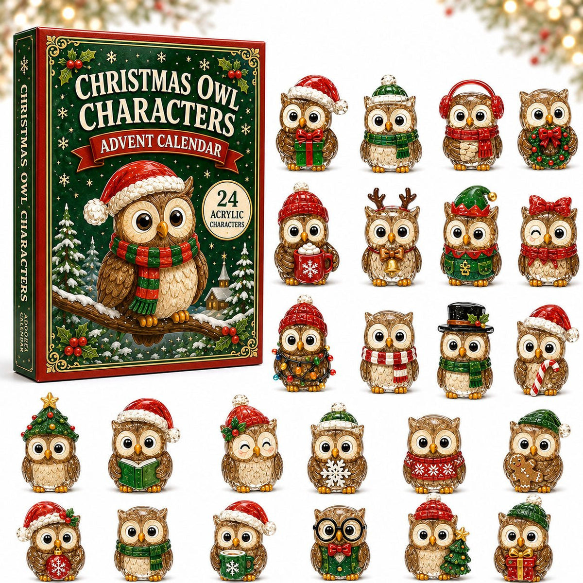 Christmas Owl advent calendar