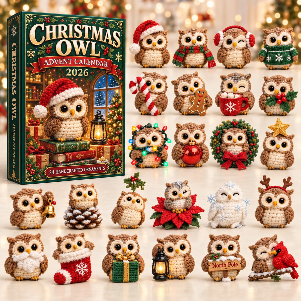 Christmas Owl advent calendar