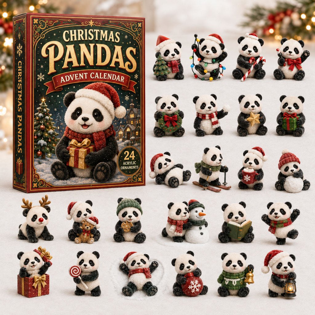 Christmas Pandas advent calendar
