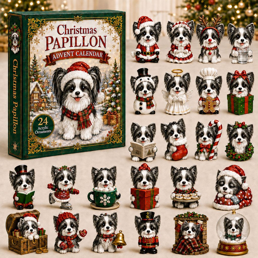 Christmas Papillon advent calendar