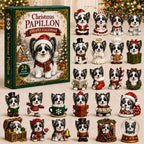 Christmas Papillon advent calendar