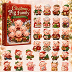 Christmas Pig Family advent calendar
