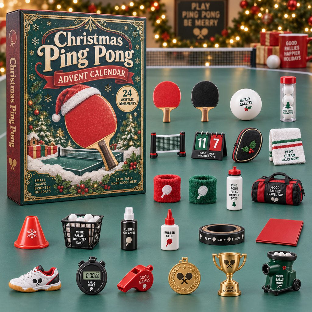 Christmas Ping Pong advent calendar