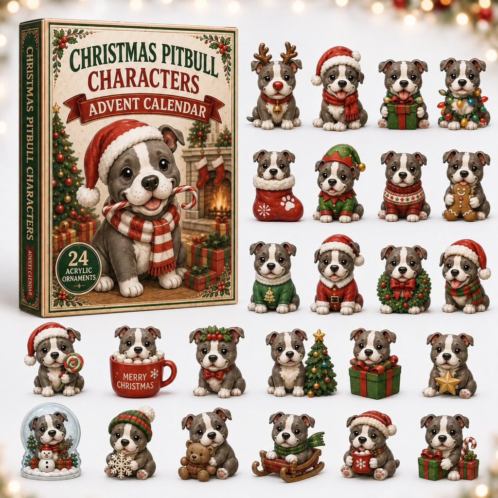 Christmas Pitbull Characters advent calendar