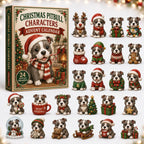 Christmas Pitbull Characters advent calendar