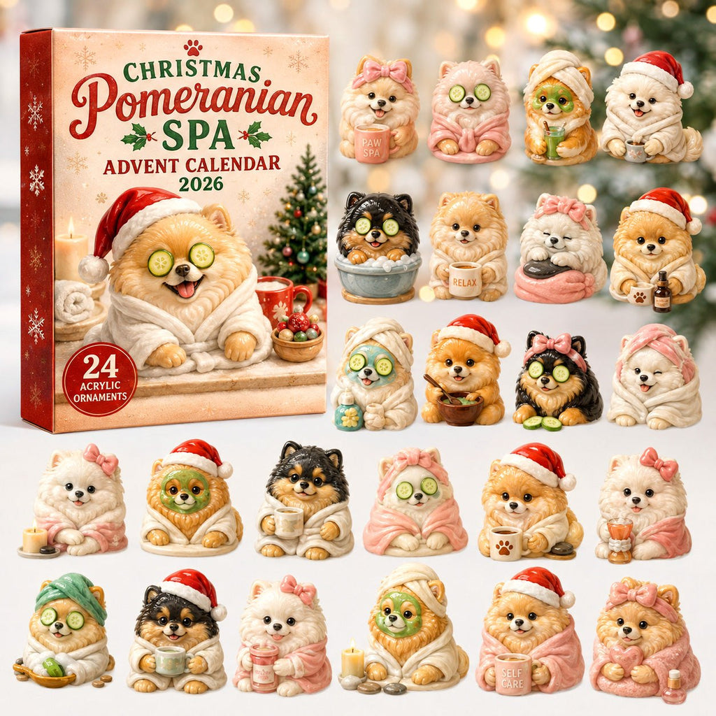 Christmas Pomeranian Spa advent calendar