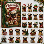 Christmas Pug advent calendar
