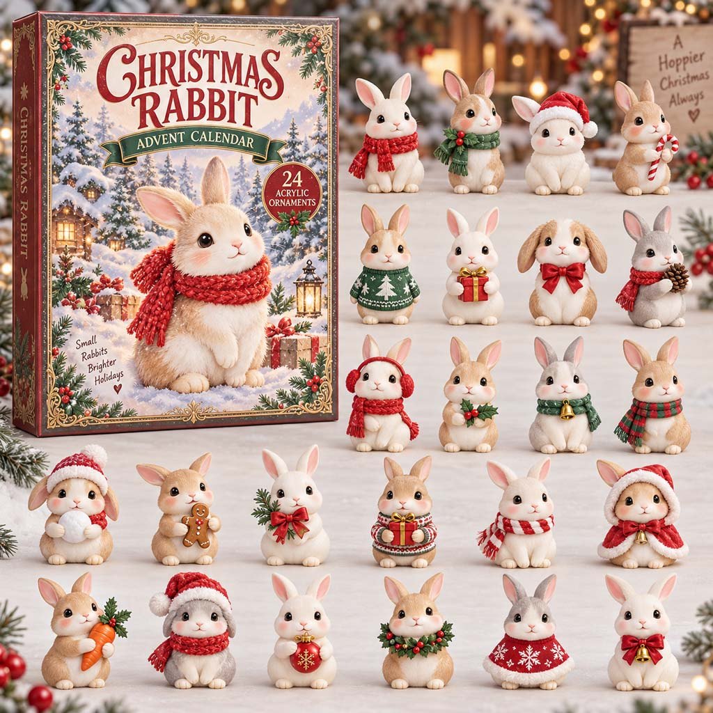 Christmas Rabbit advent calendar