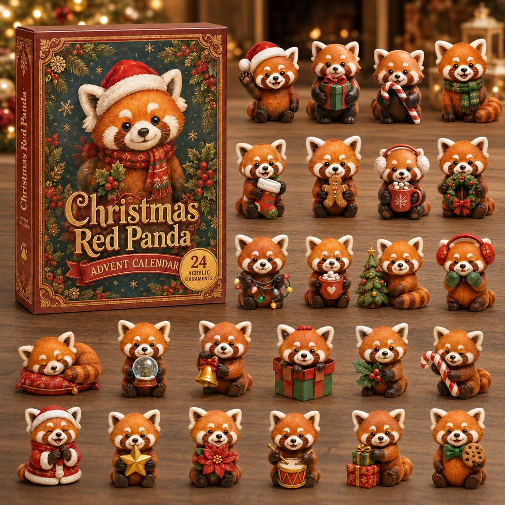 Christmas Red Panda advent calendar