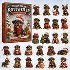 Christmas Rottweiler advent calendar