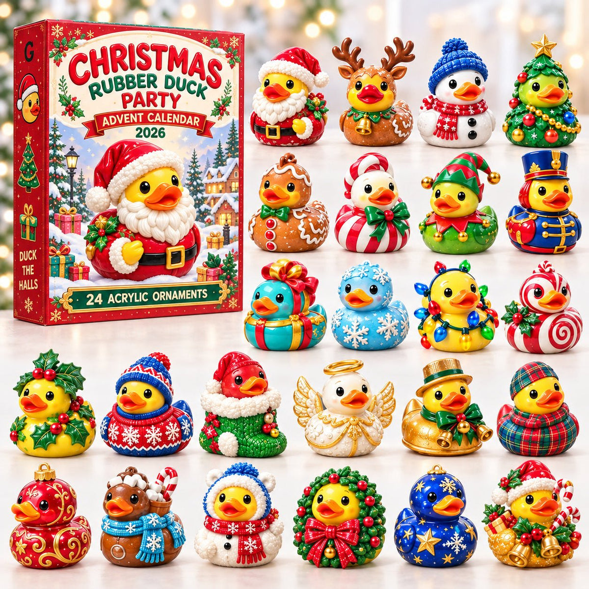 Christmas Rubber Duck Party advent calendar