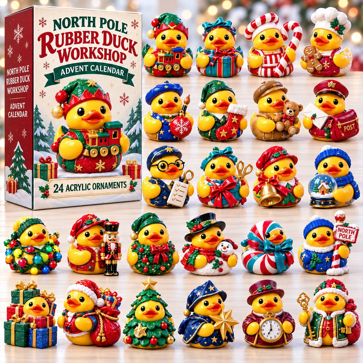 Christmas Rubber Ducks advent calendar