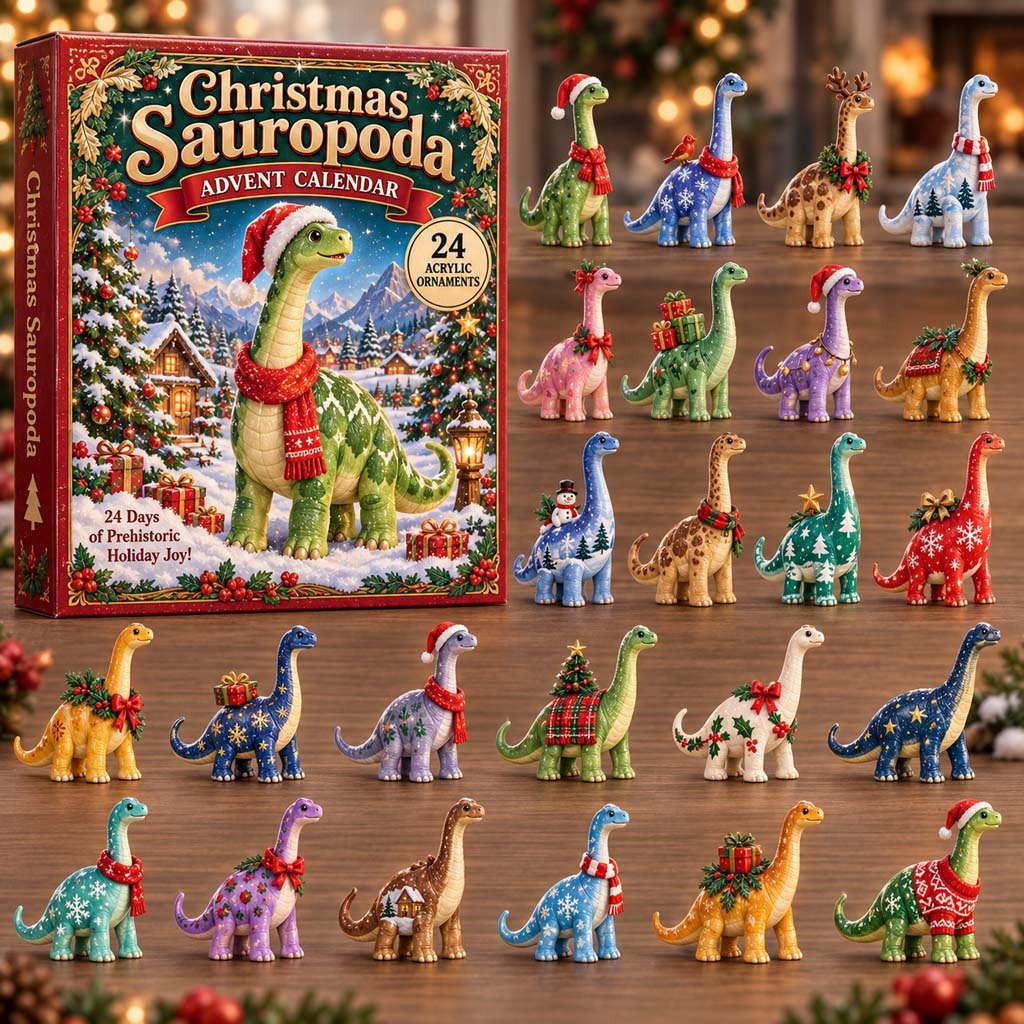 Christmas Sauropoda advent calendar