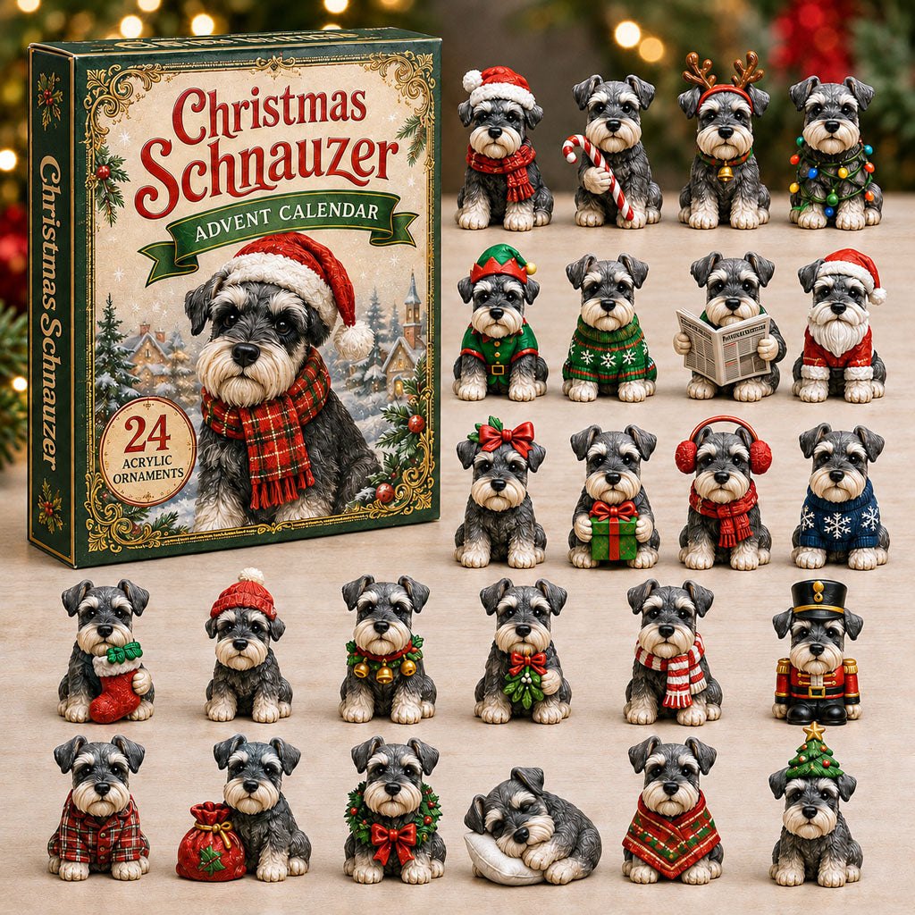 Christmas Schnauzer advent calendar