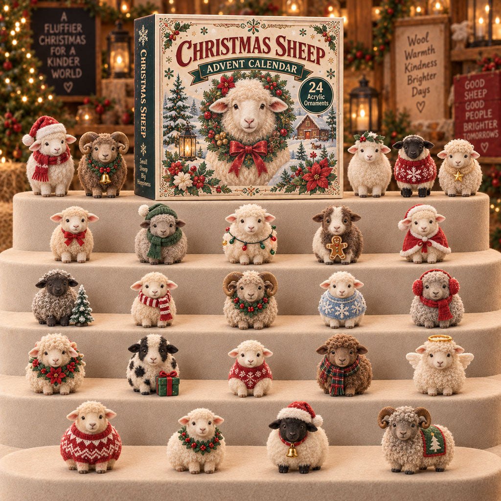 Christmas Sheep advent calendar
