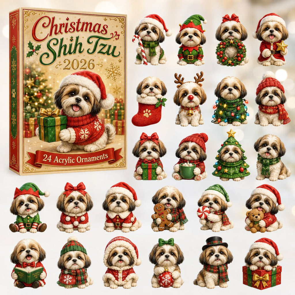 Christmas Shih Tzu advent calendar