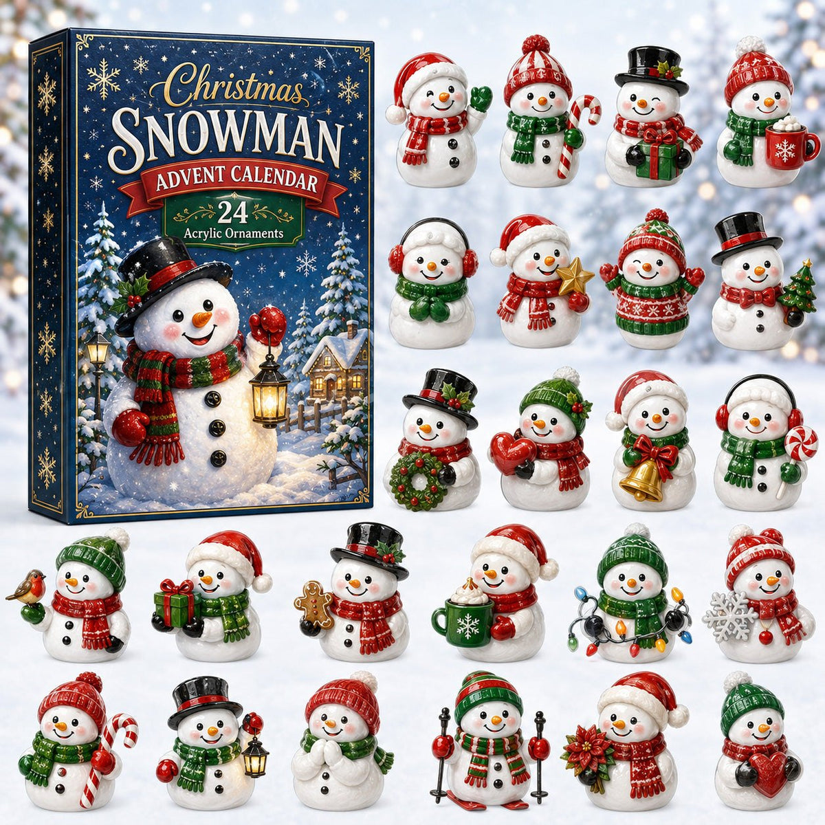 Christmas Snowman advent calendar