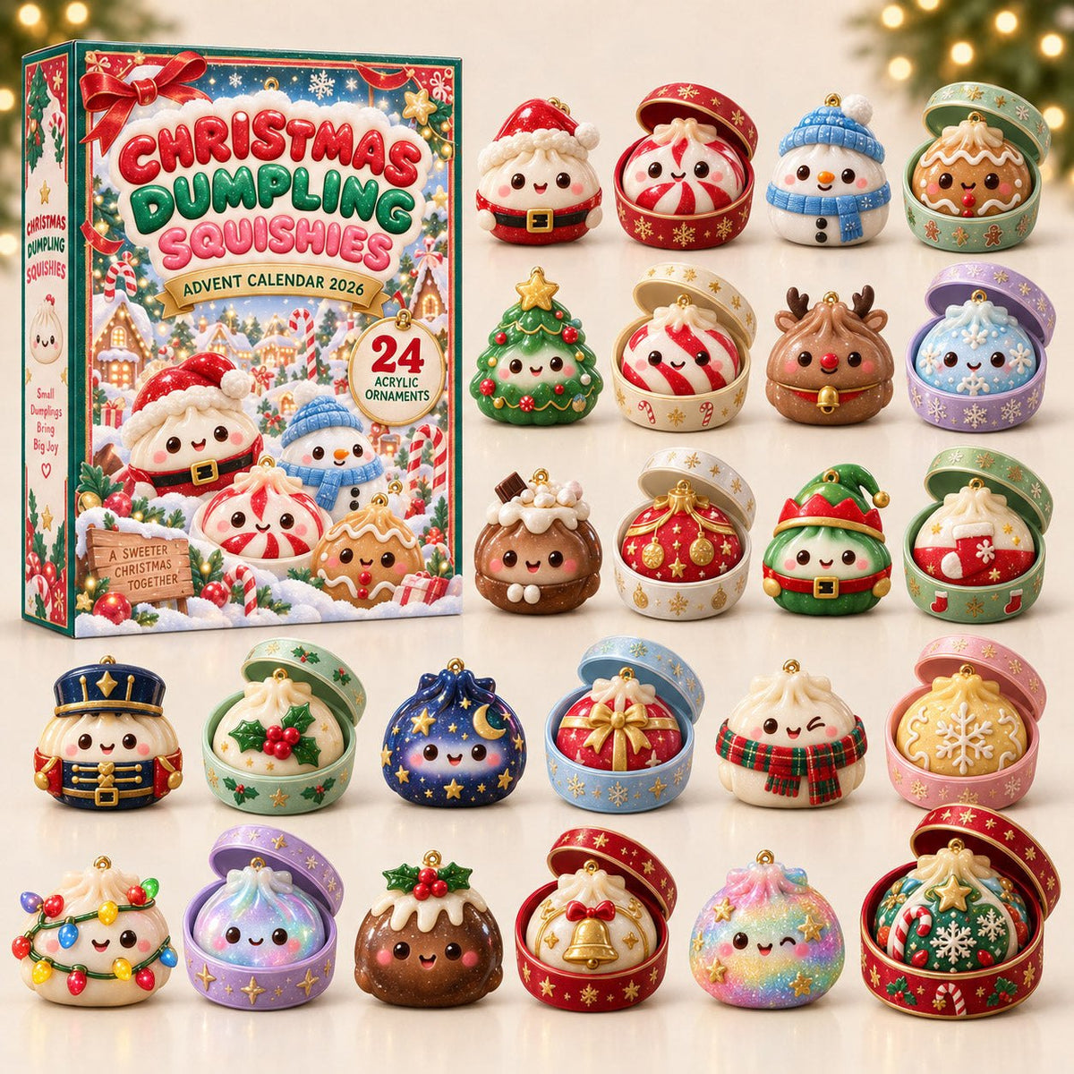 Christmas Squishy advent calendar