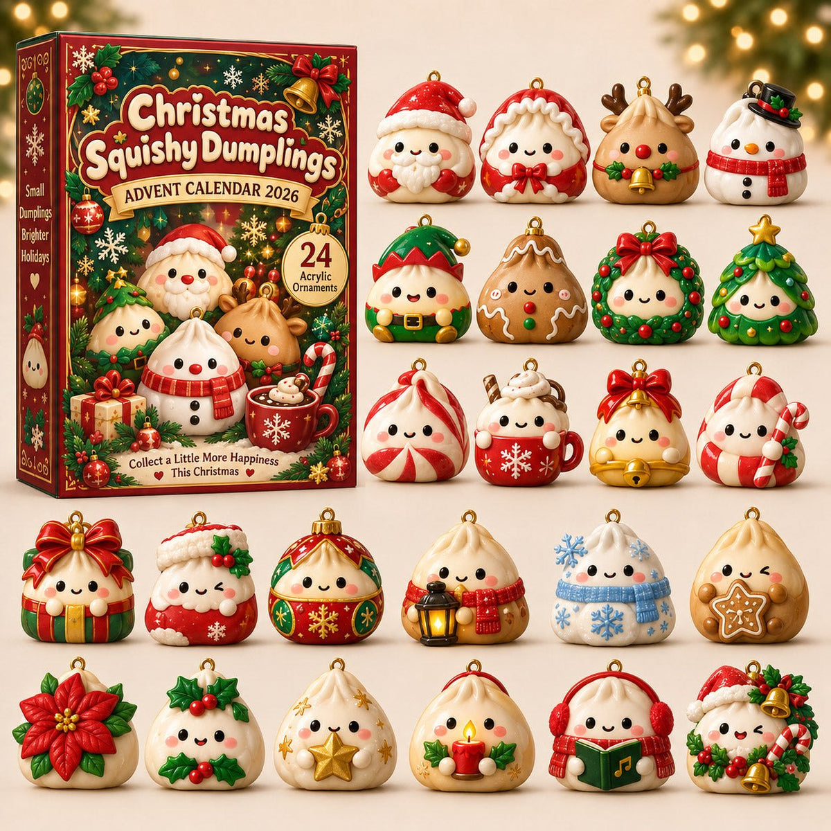 Christmas Squishy Dumplings advent calendar