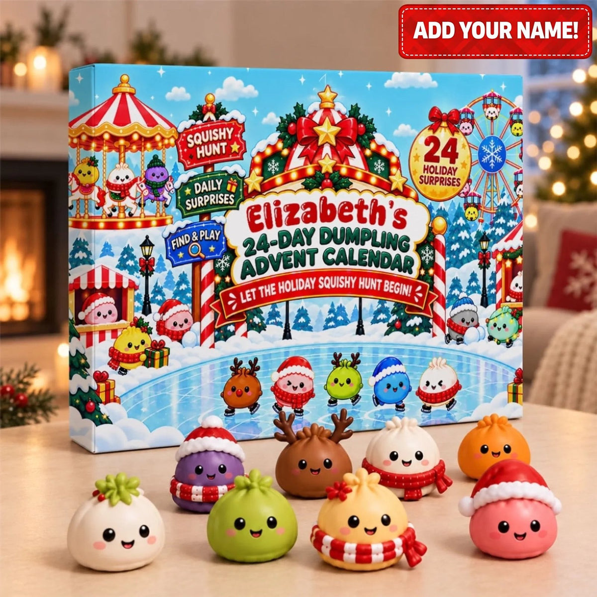 Christmas Squishy Hunting advent calendar