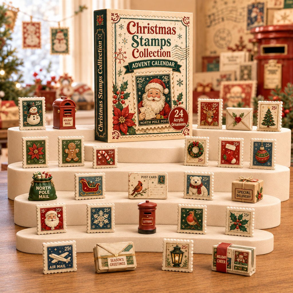Christmas Stamps Collection advent calendar