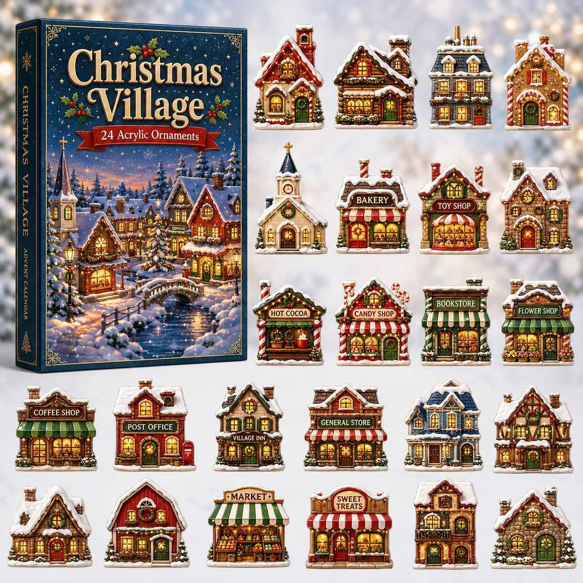Christmas Village advent calendar