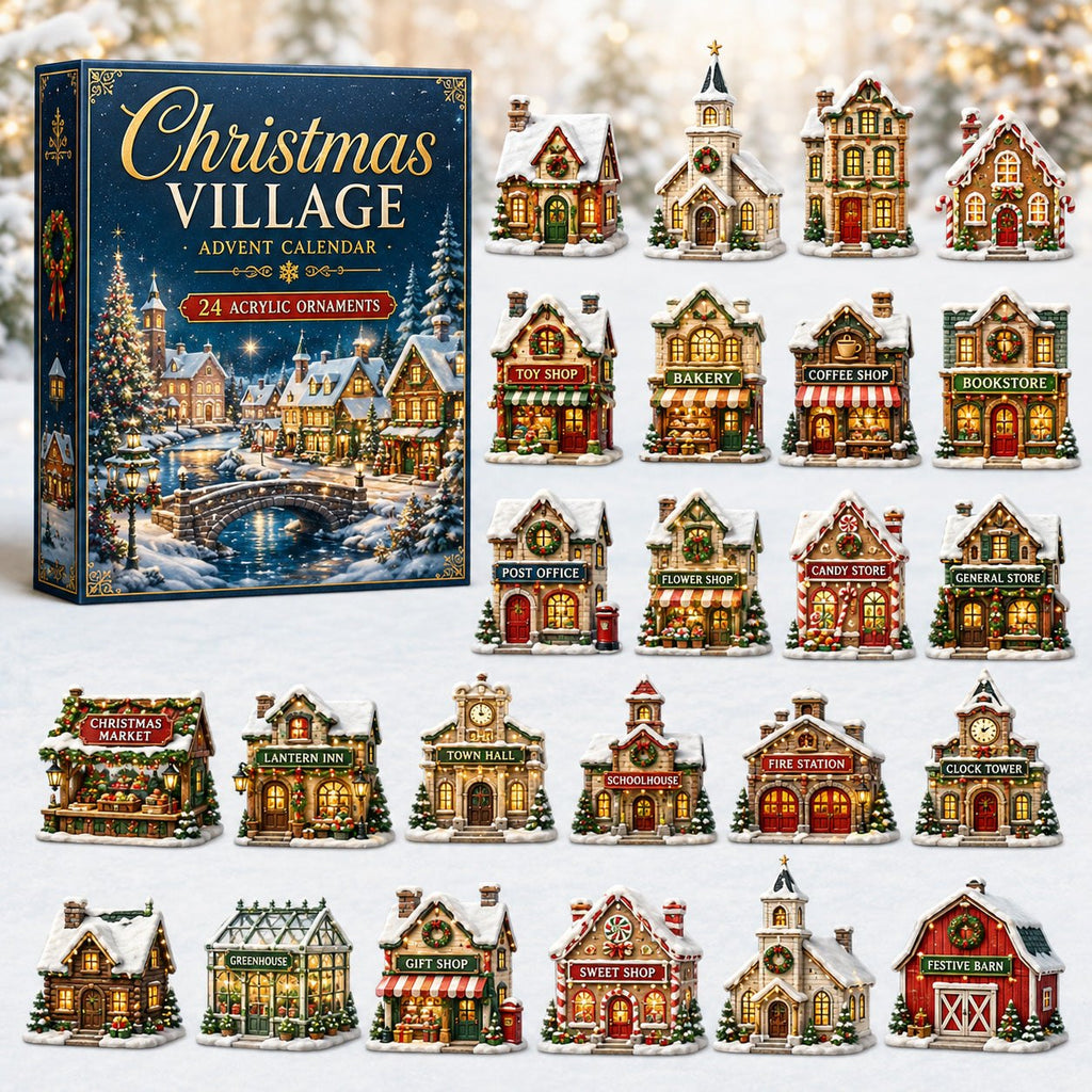 Christmas Village Houses advent calendar