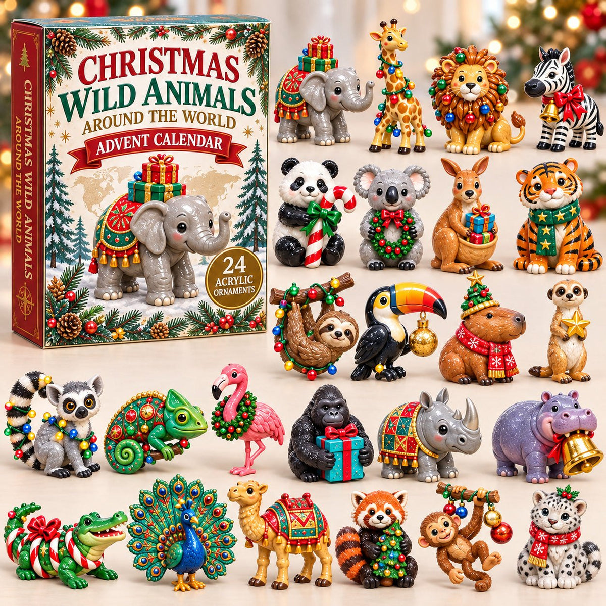 Christmas Wild Animals advent calendar