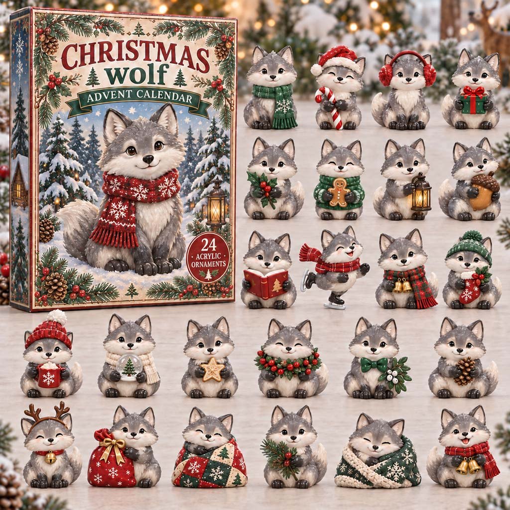 Christmas Wolf advent calendar
