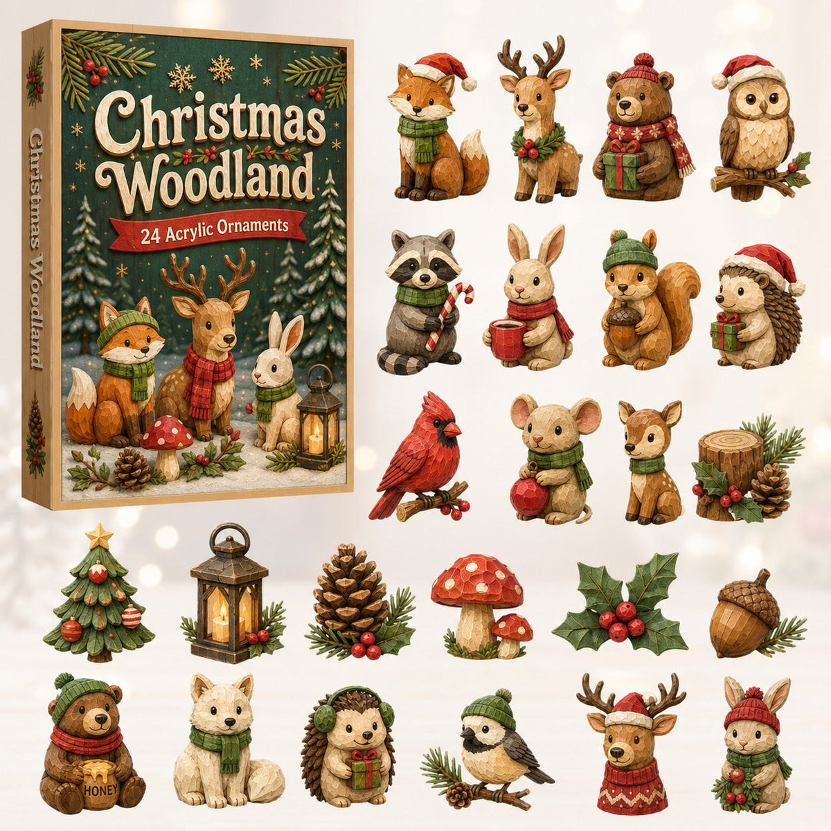 Christmas Woodland advent calendar