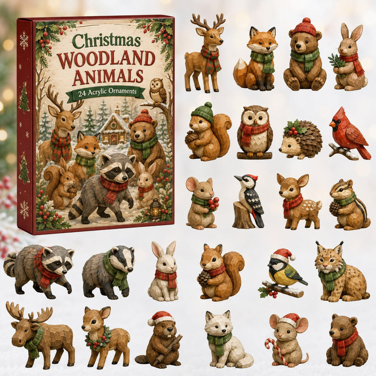 Christmas Woodland Crew advent calendar