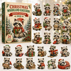 Christmas Woodland Raccoon advent calendar