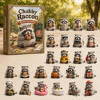 Chubby Raccoon advent calendar