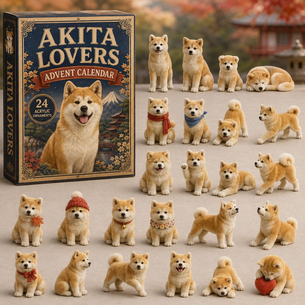 Classic Akita advent calendar