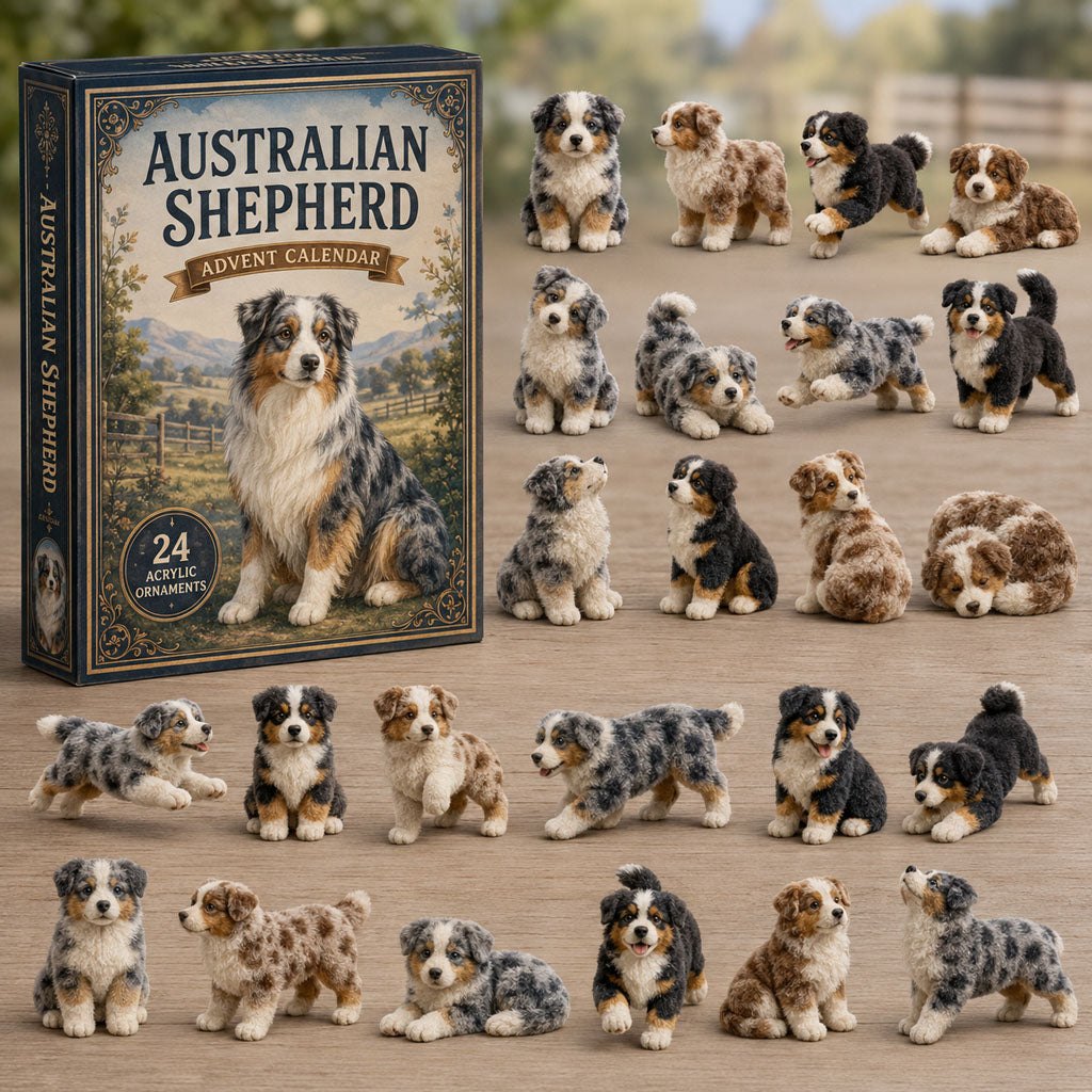 Classic Australian Shepherd advent calendar