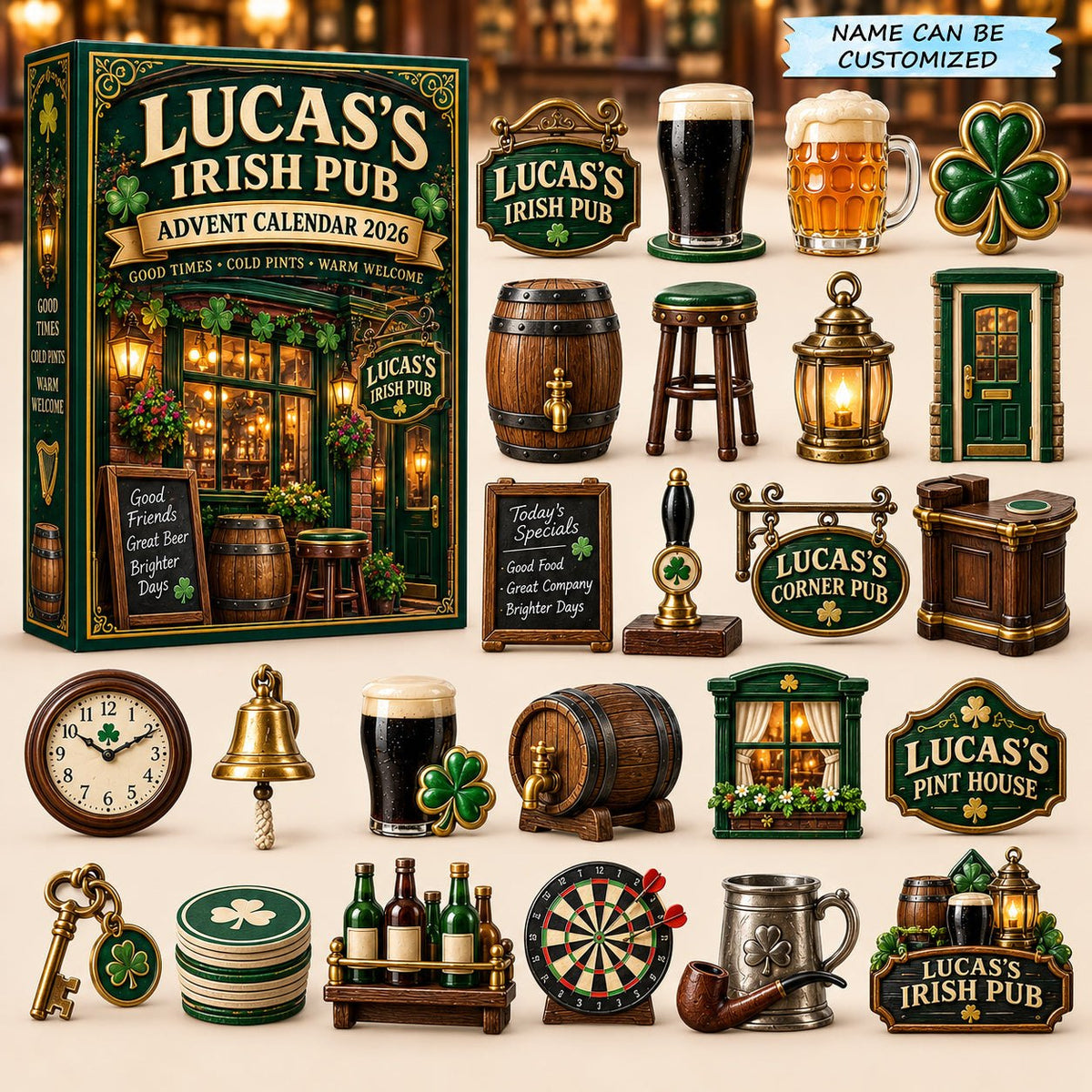 Classic Irish Pub advent calendar