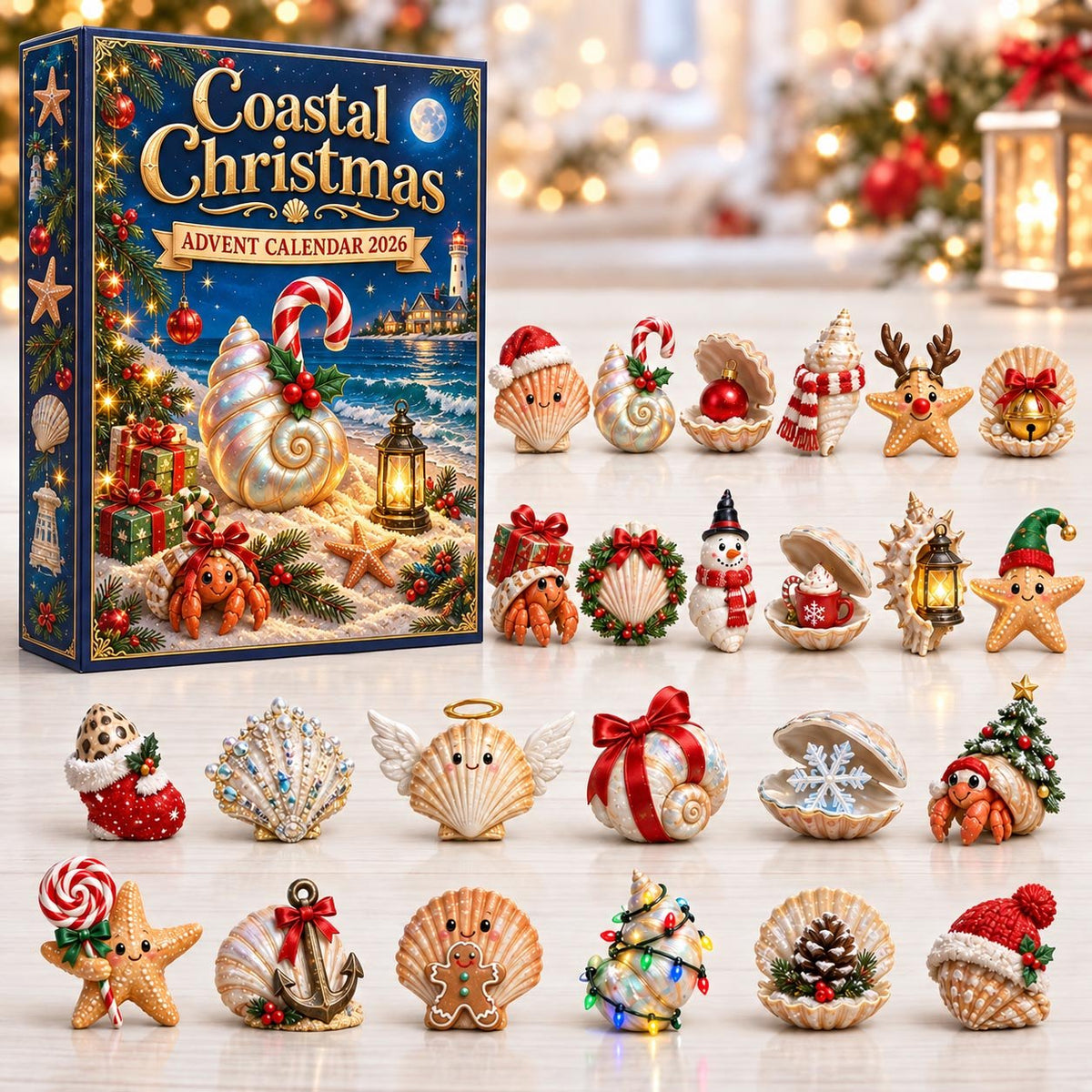 Coastal Christmas advent calendar
