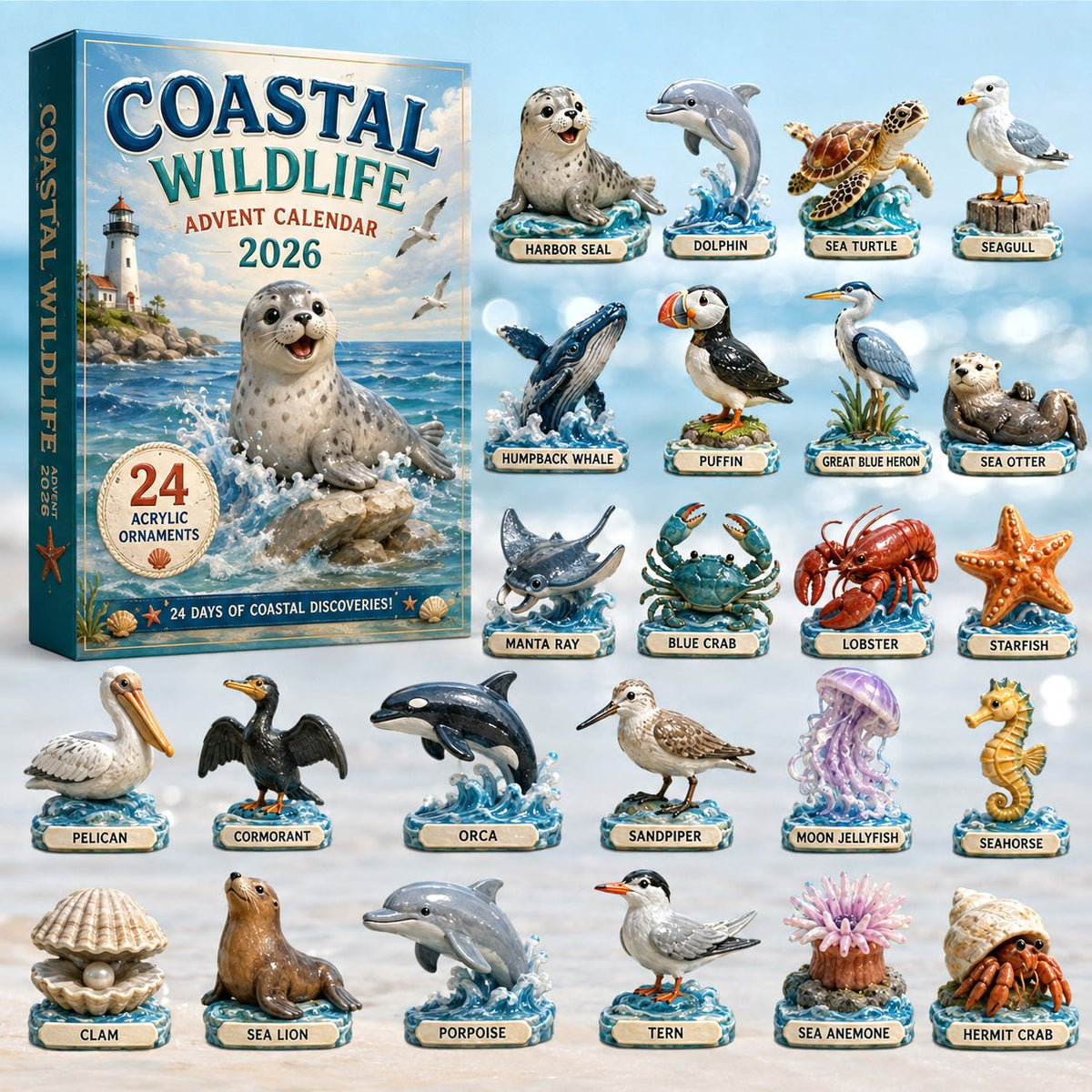 Coastal Wildlife advent calendar