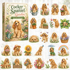 Cocker Spaniel Garden advent calendar