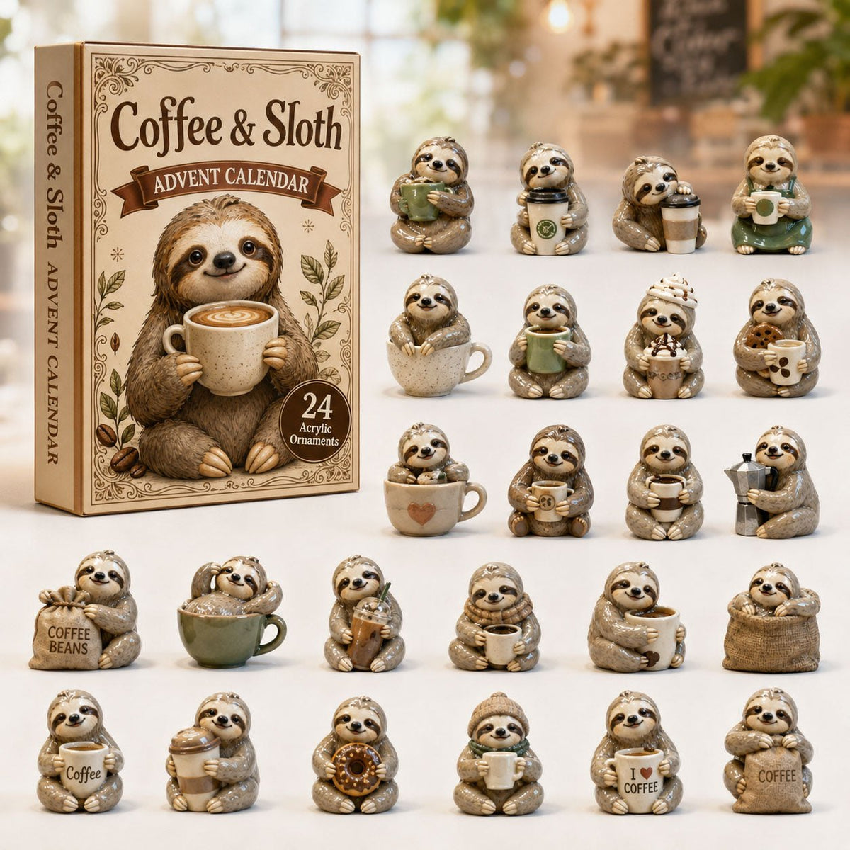 Coffee Sloth Lover advent calendar