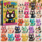Colorful Cats advent calendar