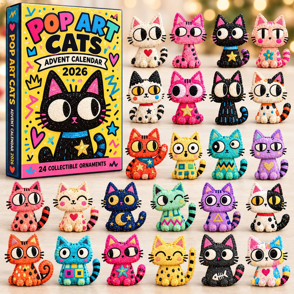 Colorful Cats advent calendar