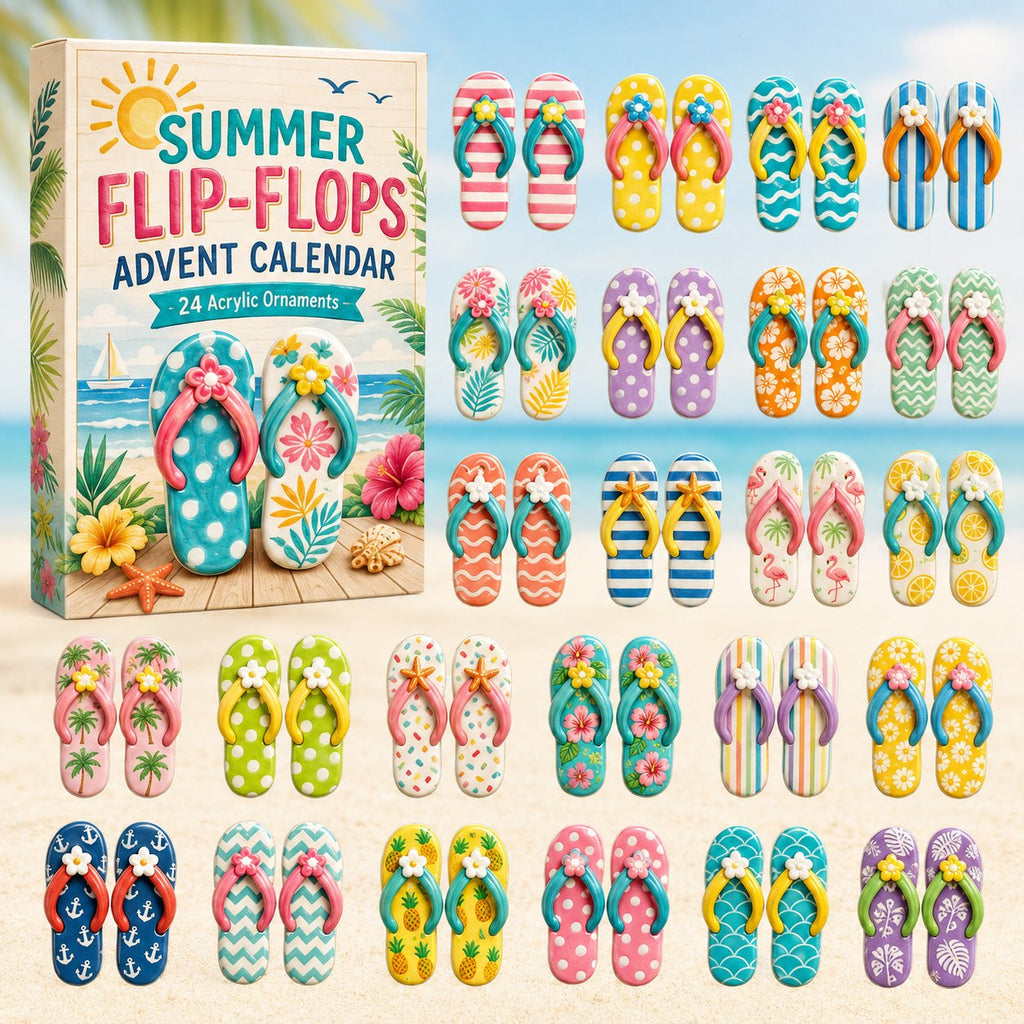 Colorful Flip-flops advent calendar